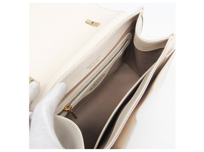 Borsa in pelle da donna Tod's T Timeless Bianco sporco - vista 3