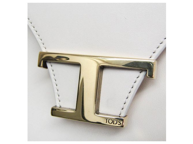 Borsa in pelle da donna Tod's T Timeless Bianco sporco - vista 8
