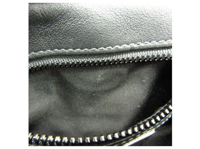 Prada Leder Schultertasche Schwarz - Ansicht 8