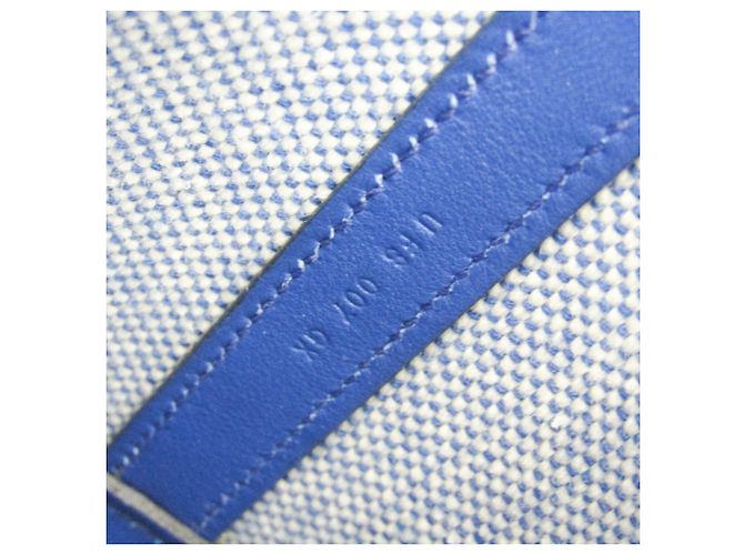 Hermès Ambie GM Tote Bag Blau Aus weiß - Ansicht 10