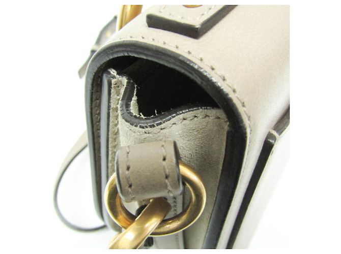 Borsa Chloé Nile in pelle grigia e camoscio
 Grigio - vista 10