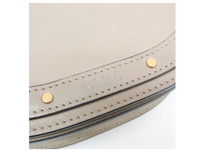 Borsa Chloé Nile in pelle grigia e camoscio
 Grigio - vista 15