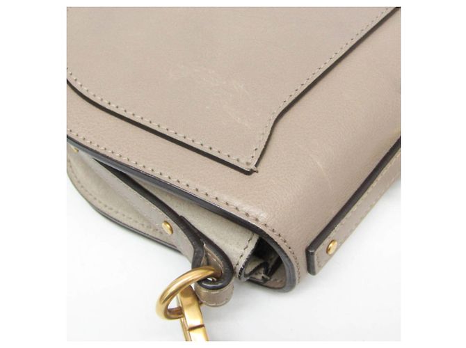 Borsa Chloé Nile in pelle grigia e camoscio
 Grigio - vista 7
