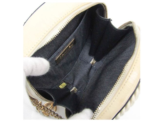 Borsa a spalla rotonda con catena Coco Mark di Chanel Nero Beige - vista 4