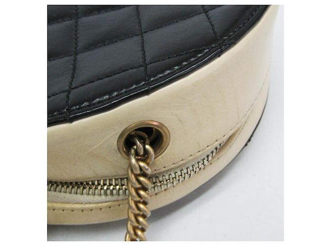Borsa a spalla rotonda con catena Coco Mark di Chanel Nero Beige - vista 6