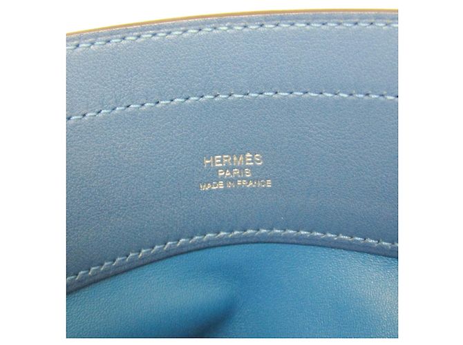 Hermès Aline Mini Schultertasche Blau - Ansicht 12