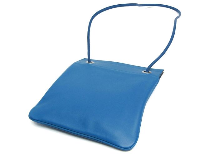 Hermès Aline Mini Schultertasche Blau - Ansicht 3