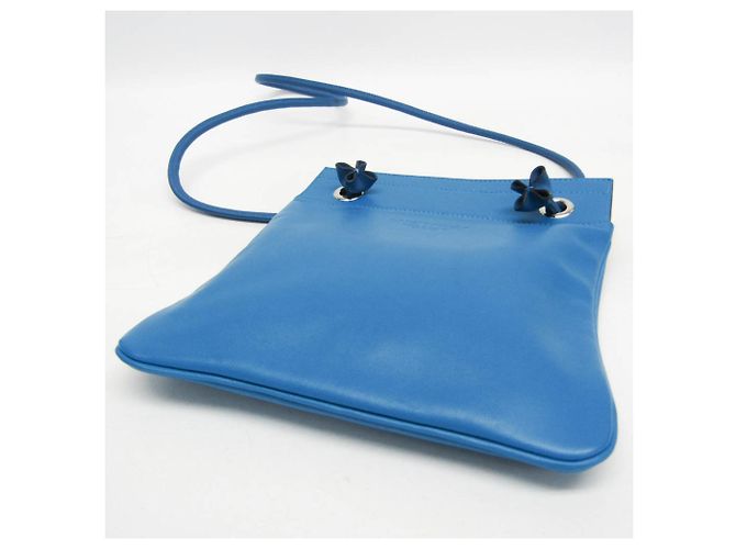 Hermès Aline Mini Schultertasche Blau - Ansicht 5