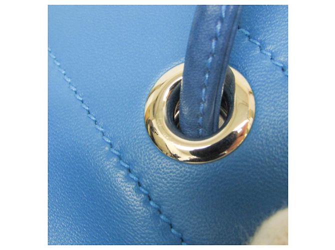 Hermès Aline Mini Schultertasche Blau - Ansicht 8