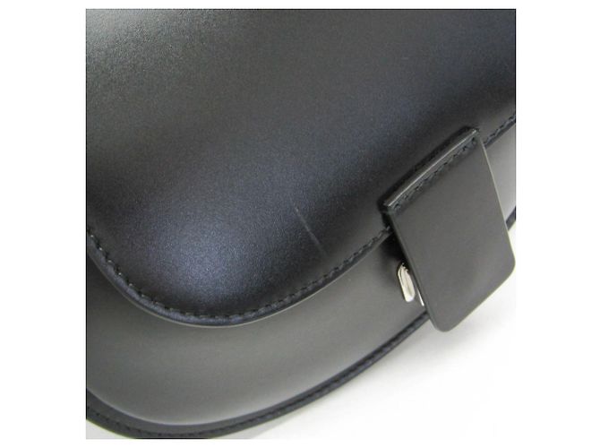 Borsa a spalla in pelle donna Jil Sander Crescent Nero - vista 6
