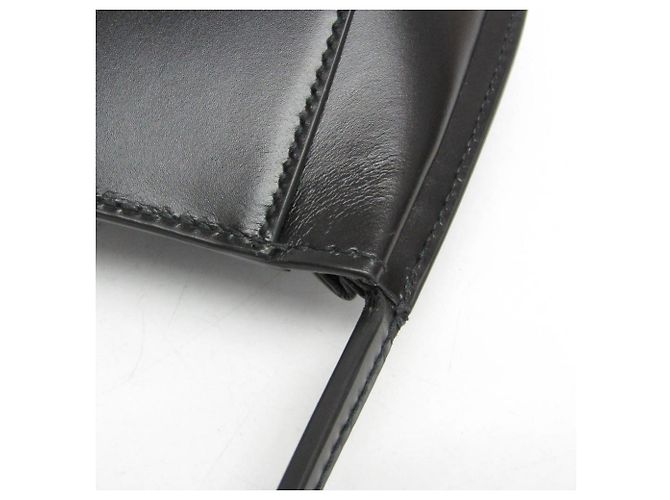 Borsa a spalla in pelle donna Jil Sander Crescent Nero - vista 7