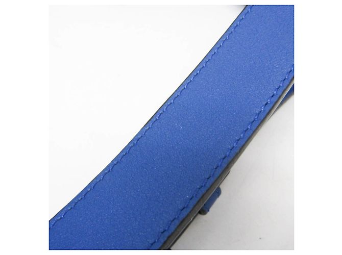 Borsa a mano Hammock Medium Loewe in pelle blu - vista 14