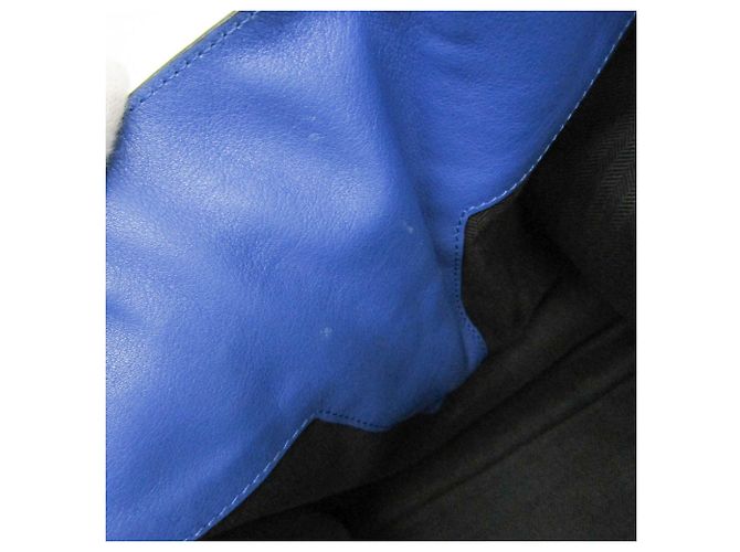 Borsa a mano Hammock Medium Loewe in pelle blu - vista 17