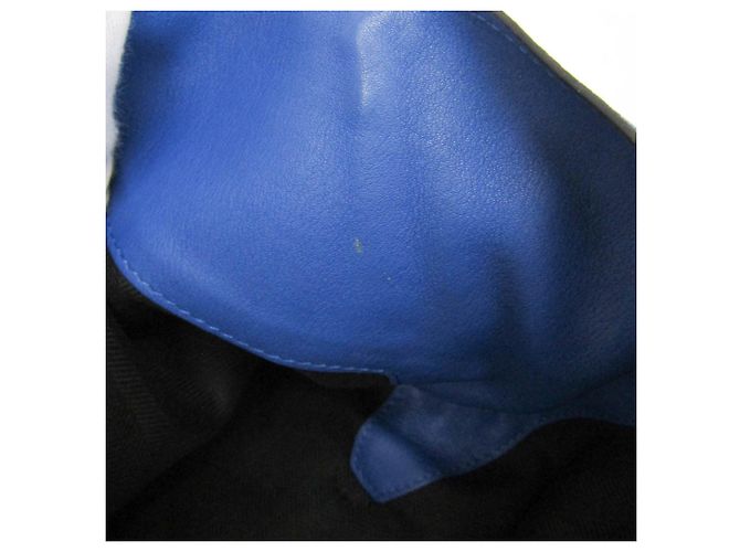 Borsa a mano Hammock Medium Loewe in pelle blu - vista 18
