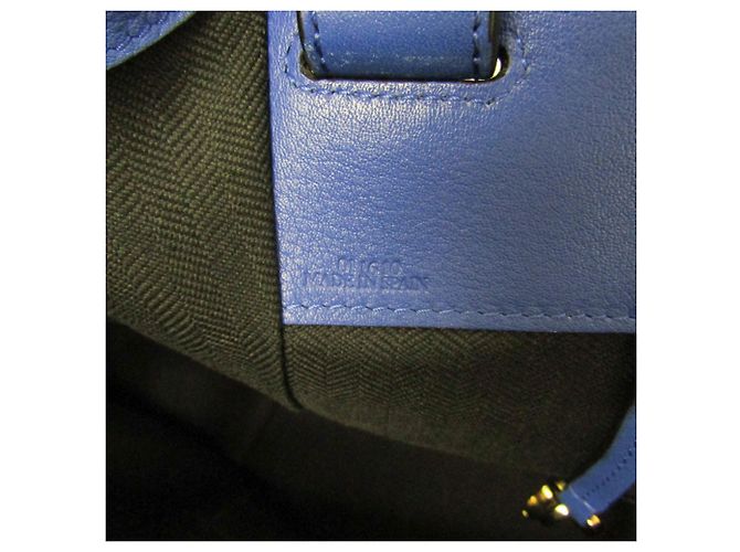Borsa a mano Hammock Medium Loewe in pelle blu - vista 20