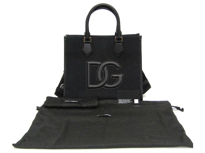 DG Logo Einkaufstasche Dolce & Gabbana Schwarz - Ansicht 2