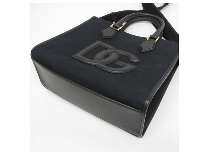 DG Logo Einkaufstasche Dolce & Gabbana Schwarz - Ansicht 6