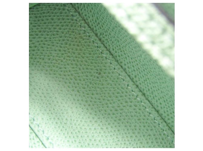 Valextra ISIDE GÜRTEL Leder Bauchtasche/Schultertasche Grün - Ansicht 14