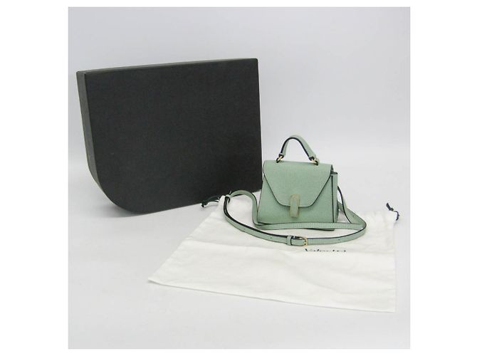 Valextra ISIDE GÜRTEL Leder Bauchtasche/Schultertasche Grün - Ansicht 2