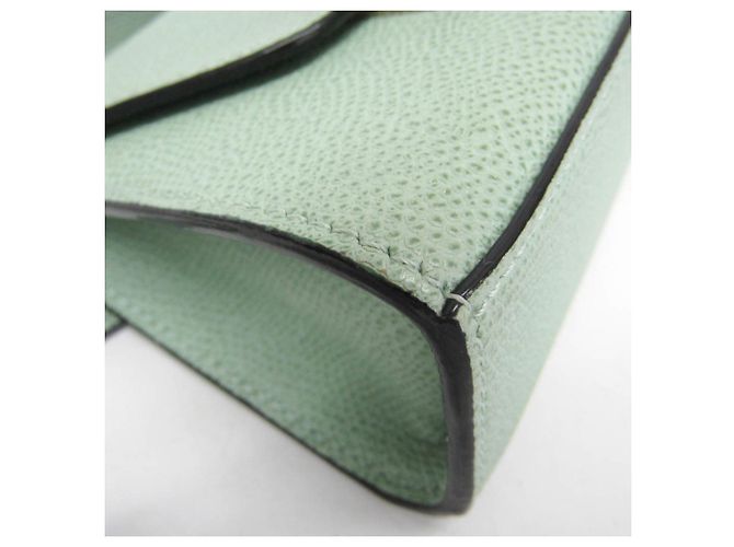 Valextra ISIDE GÜRTEL Leder Bauchtasche/Schultertasche Grün - Ansicht 5