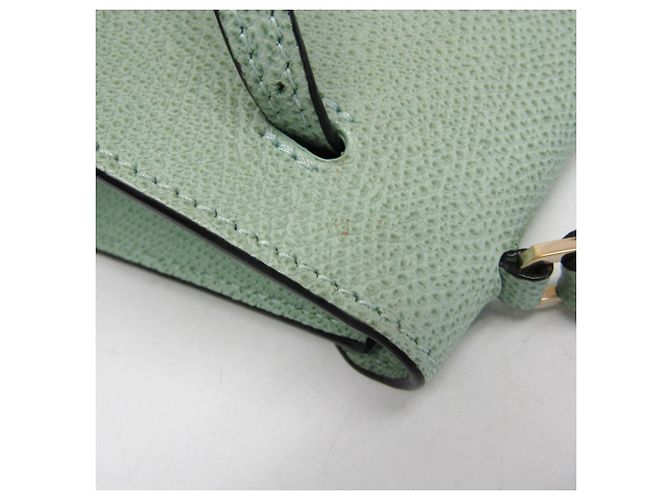 Valextra ISIDE GÜRTEL Leder Bauchtasche/Schultertasche Grün - Ansicht 7