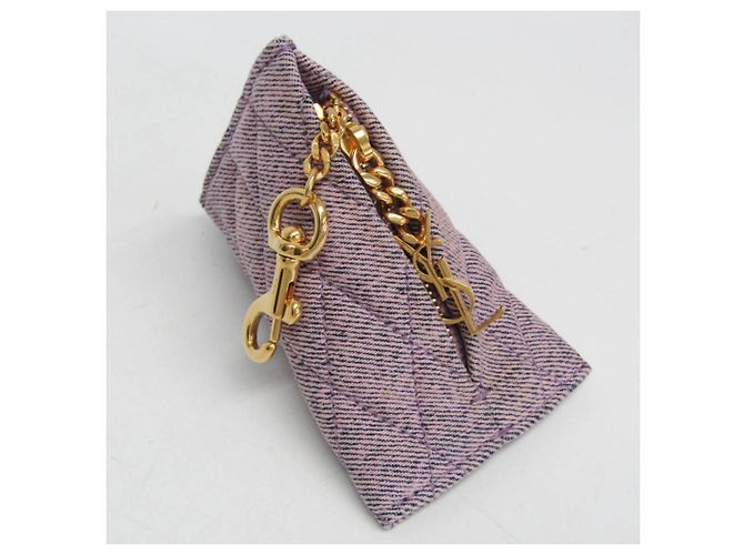 Pochette Mini Cassandra Yves Saint Laurent Rosa - vista 4
