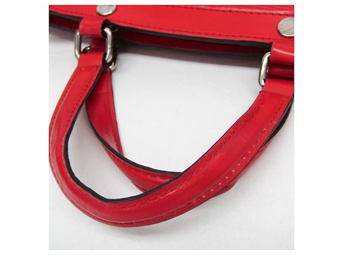 Borsa Louis Vuitton Epi Blair MM in Rosso Coquelicot - vista 13