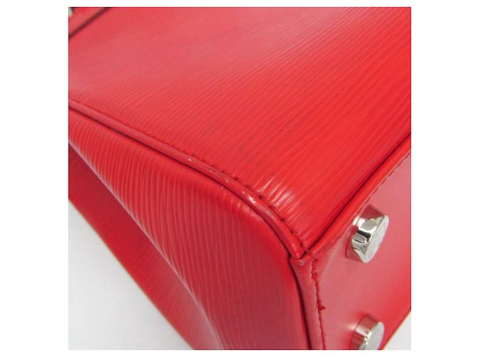 Borsa Louis Vuitton Epi Blair MM in Rosso Coquelicot - vista 5