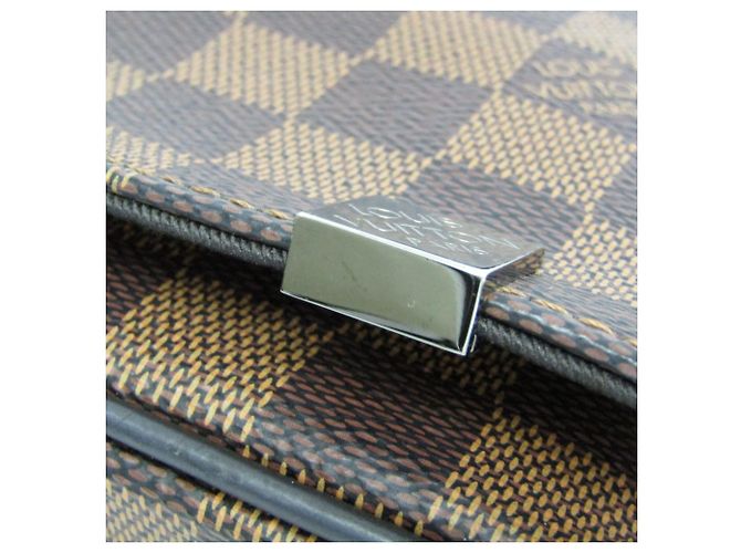 Borsa a tracolla Louis Vuitton Damier District PM NM Marrone - vista 11