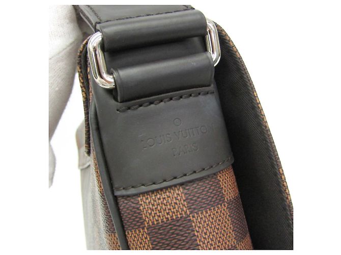 Borsa a tracolla Louis Vuitton Damier District PM NM Marrone - vista 13