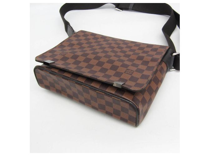 Borsa a tracolla Louis Vuitton Damier District PM NM Marrone - vista 9