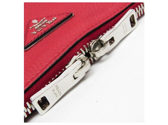 Borsa a spalla in pelle donna Prada Rosso - vista 13