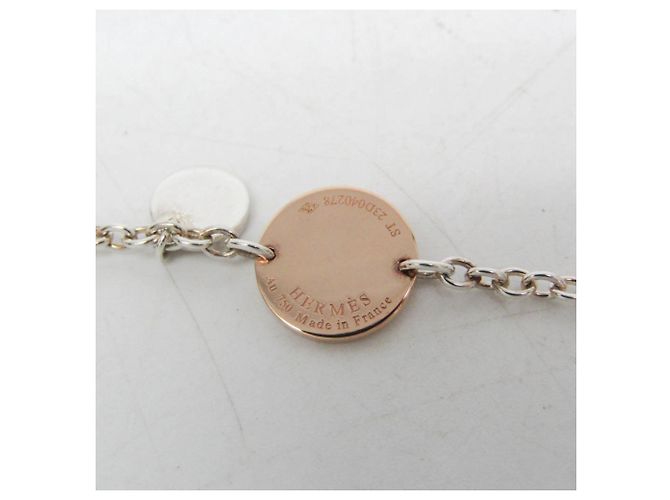 Bracciale Charm Serie Confetti Hermès Argento D'oro - vista 9