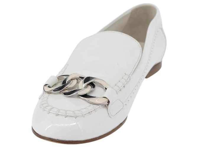 Mocassini Caviar Classici Chanel Bianco - vista 2