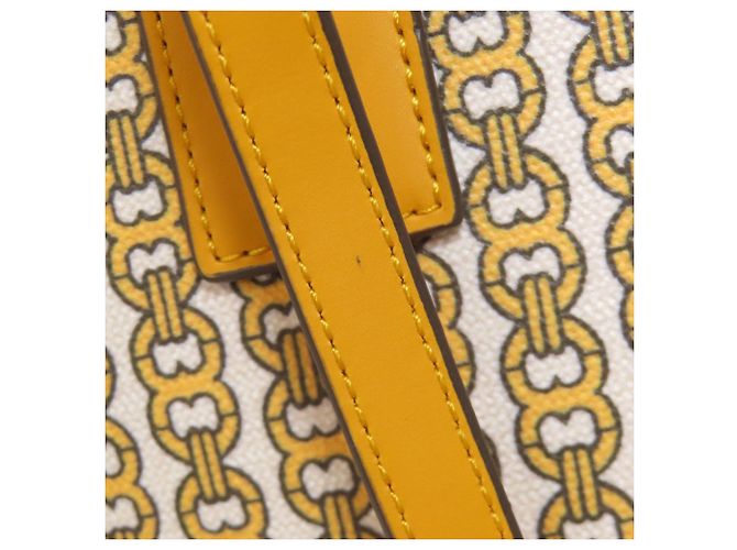 Tory Burch Gemini Link 2-Wege Tote Bag Gelb - Ansicht 19
