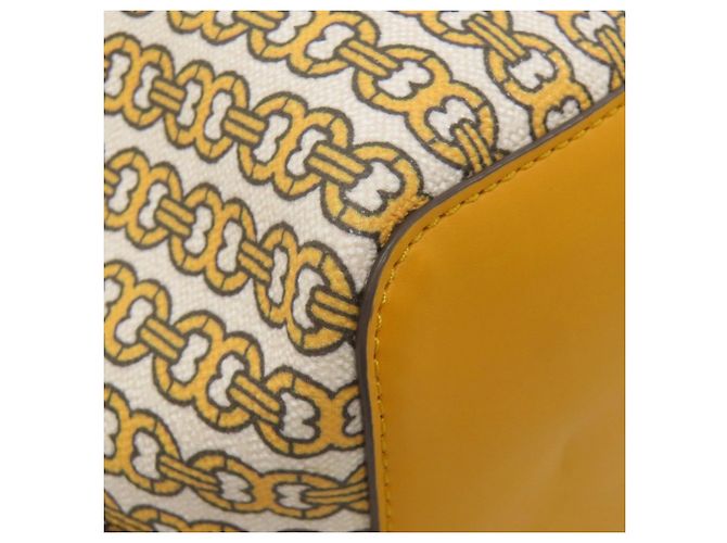 Tory Burch Gemini Link 2-Wege Tote Bag Gelb - Ansicht 26