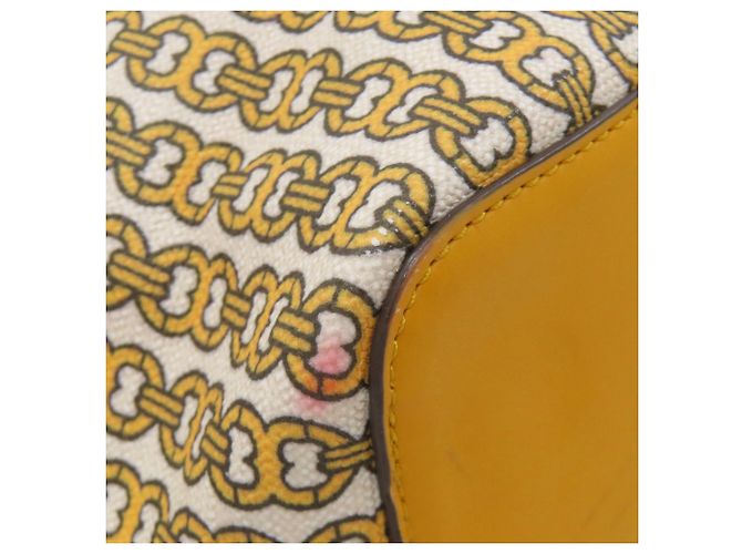 Tory Burch Gemini Link 2-Wege Tote Bag Gelb - Ansicht 28