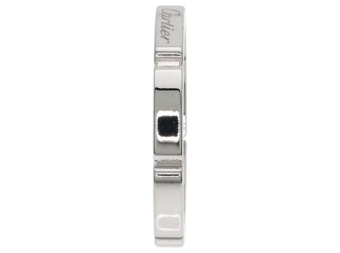Anillo Maillon Panthère de Cartier en oro blanco de 18K - vista 3