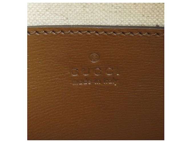Borsa a tracolla Gucci 696016 Interlocking G GG Supreme Marrone - vista 6