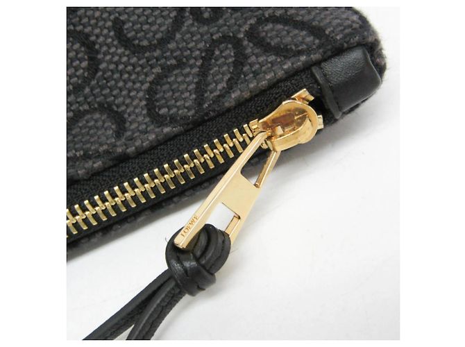 Borsa Clutch Oblong Anagram Loewe Nero - vista 10