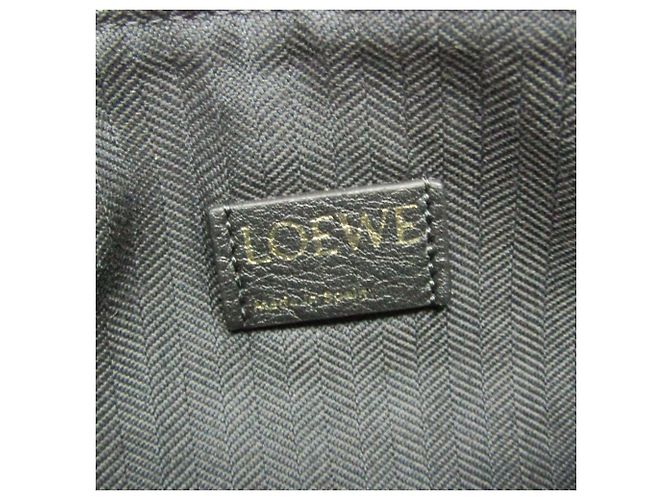 Borsa Clutch Oblong Anagram Loewe Nero - vista 11