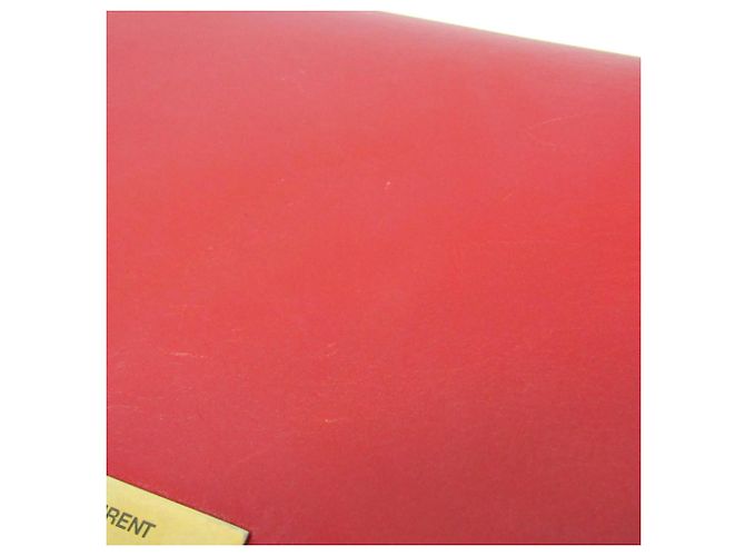 Borsa a Spalla in Pelle Betty Yves Saint Laurent Rosso - vista 10