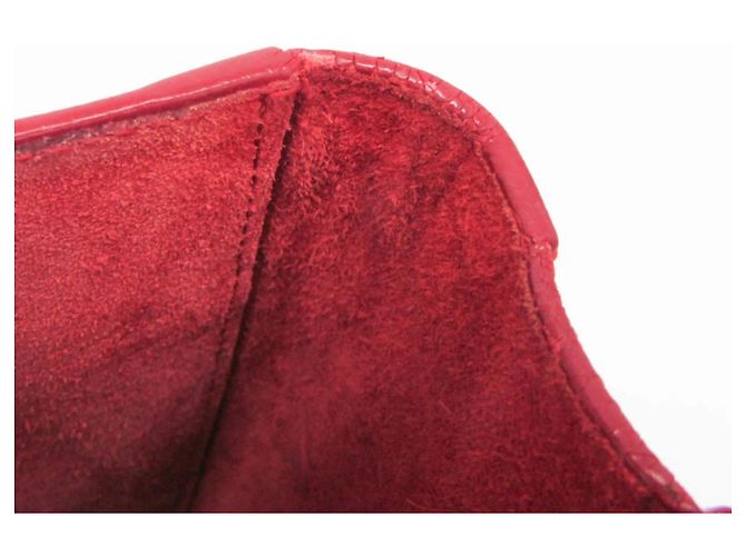 Borsa a Spalla in Pelle Betty Yves Saint Laurent Rosso - vista 17