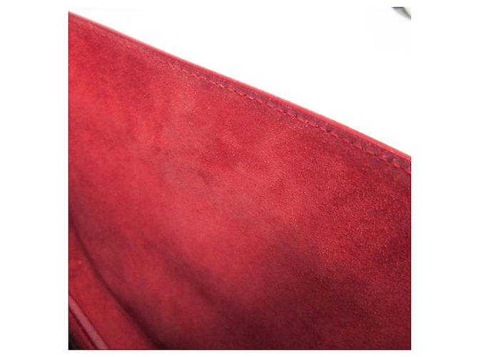 Borsa a Spalla in Pelle Betty Yves Saint Laurent Rosso - vista 18