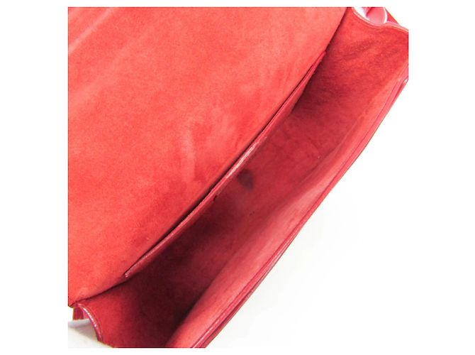 Borsa a Spalla in Pelle Betty Yves Saint Laurent Rosso - vista 4