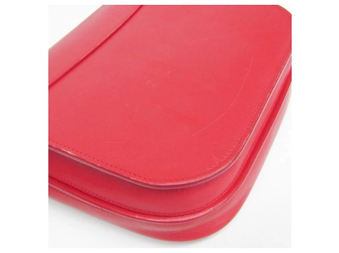 Borsa a Spalla in Pelle Betty Yves Saint Laurent Rosso - vista 5