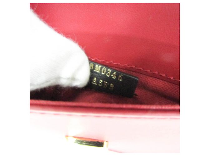 Portafoglio in Pelle Fendi Bag Bugs con Catena/Spalla per Donna Rosso - vista 16