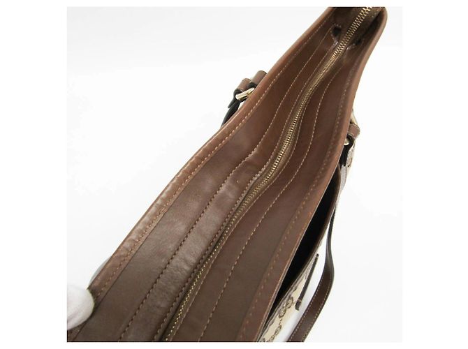 Gucci GG Canvas Damen Schultertasche Braun Beige - Ansicht 15