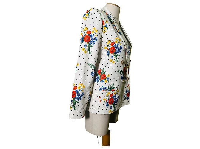SéZane Christie Leinen Blumen Blazer Mehrfarben - Ansicht 2