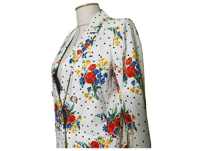 SéZane Christie Leinen Blumen Blazer Mehrfarben - Ansicht 3